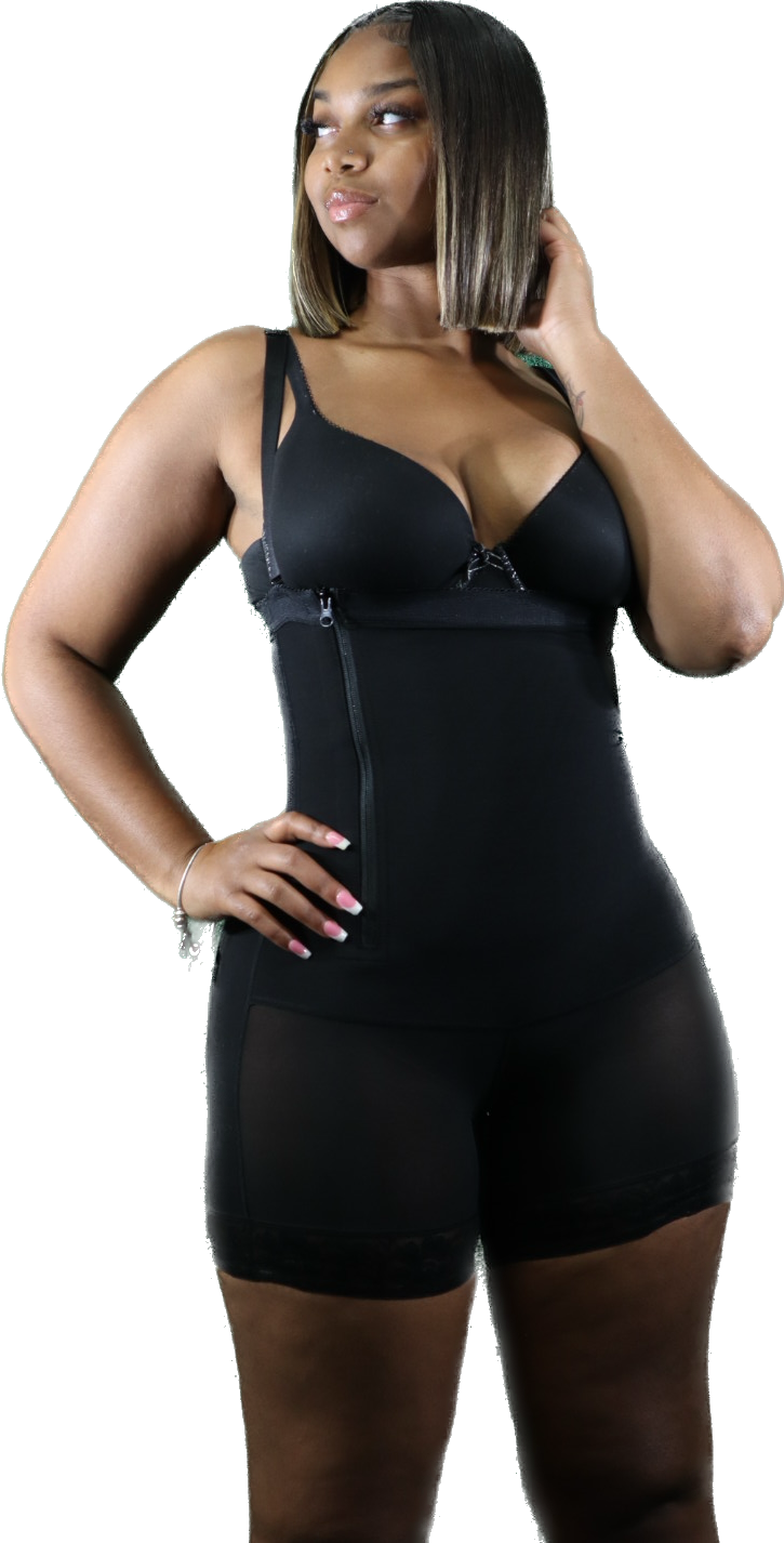 Side Zipper Abdominal Body Shaper