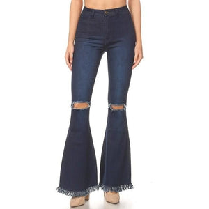 THE FLARE JEANS-JEANS-Tres Unique Boutique-S-Dark-Tres Unique Boutique