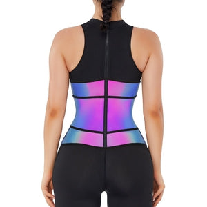 Reflective Neoprene Sweat Waist Trainer-Shapewear-Tres Unique Boutique-S-Tres Unique Boutique