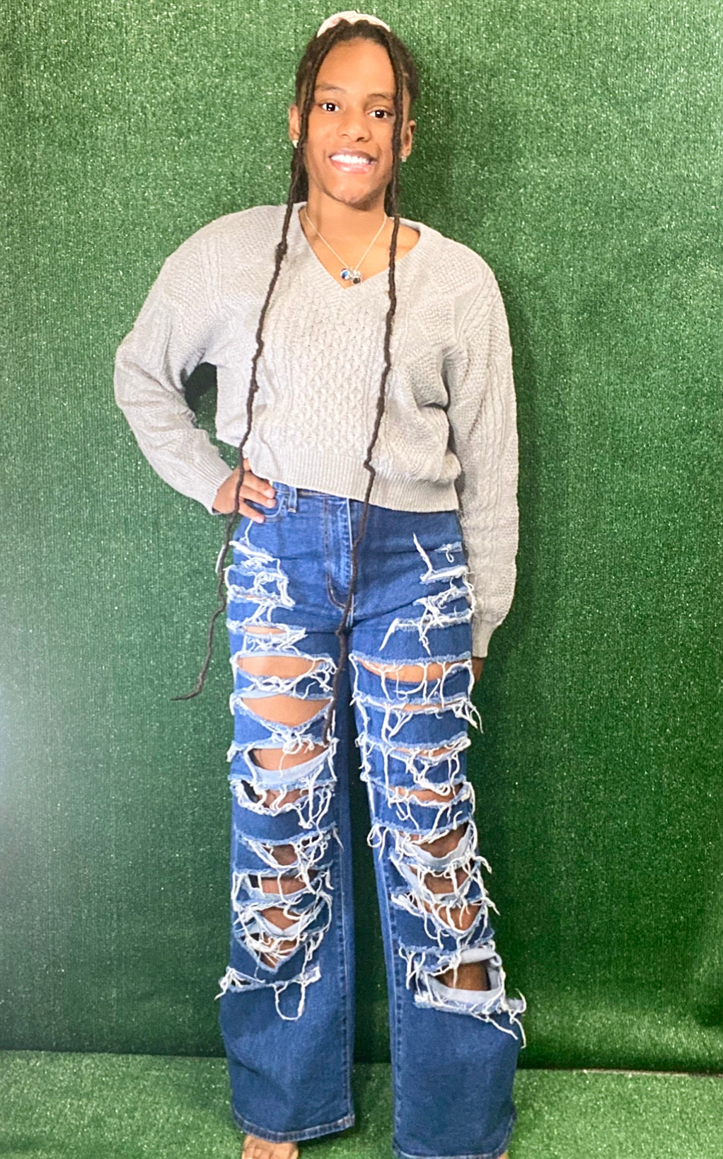 Feeling It Distressed Mom Jean-JEANS-Tres Unique Boutique-11-Tres Unique Boutique