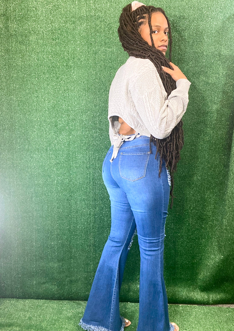 Paige Flare Jeans-Pants-Tres Unique Boutique-S-Tres Unique Boutique