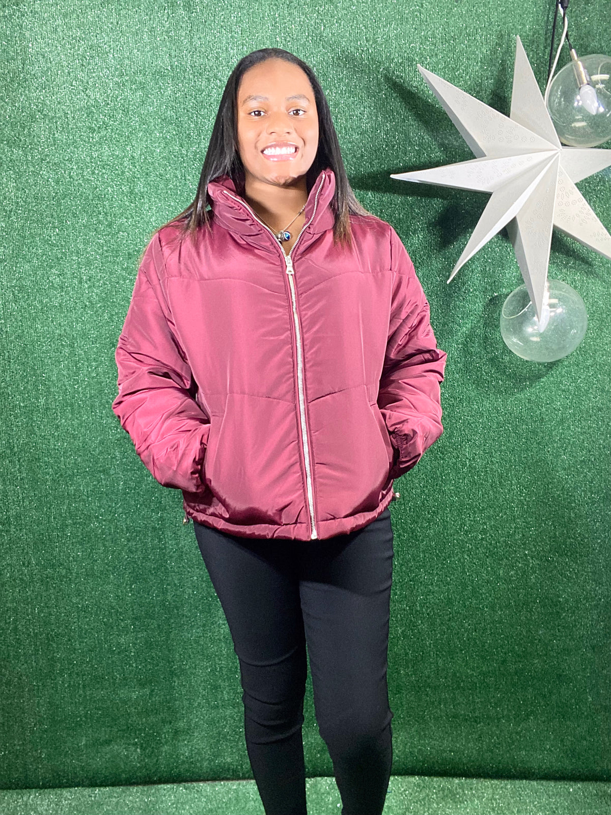 Split Second Puffer Coat-JACKET-Tres Unique Boutique-S-Black-Tres Unique Boutique