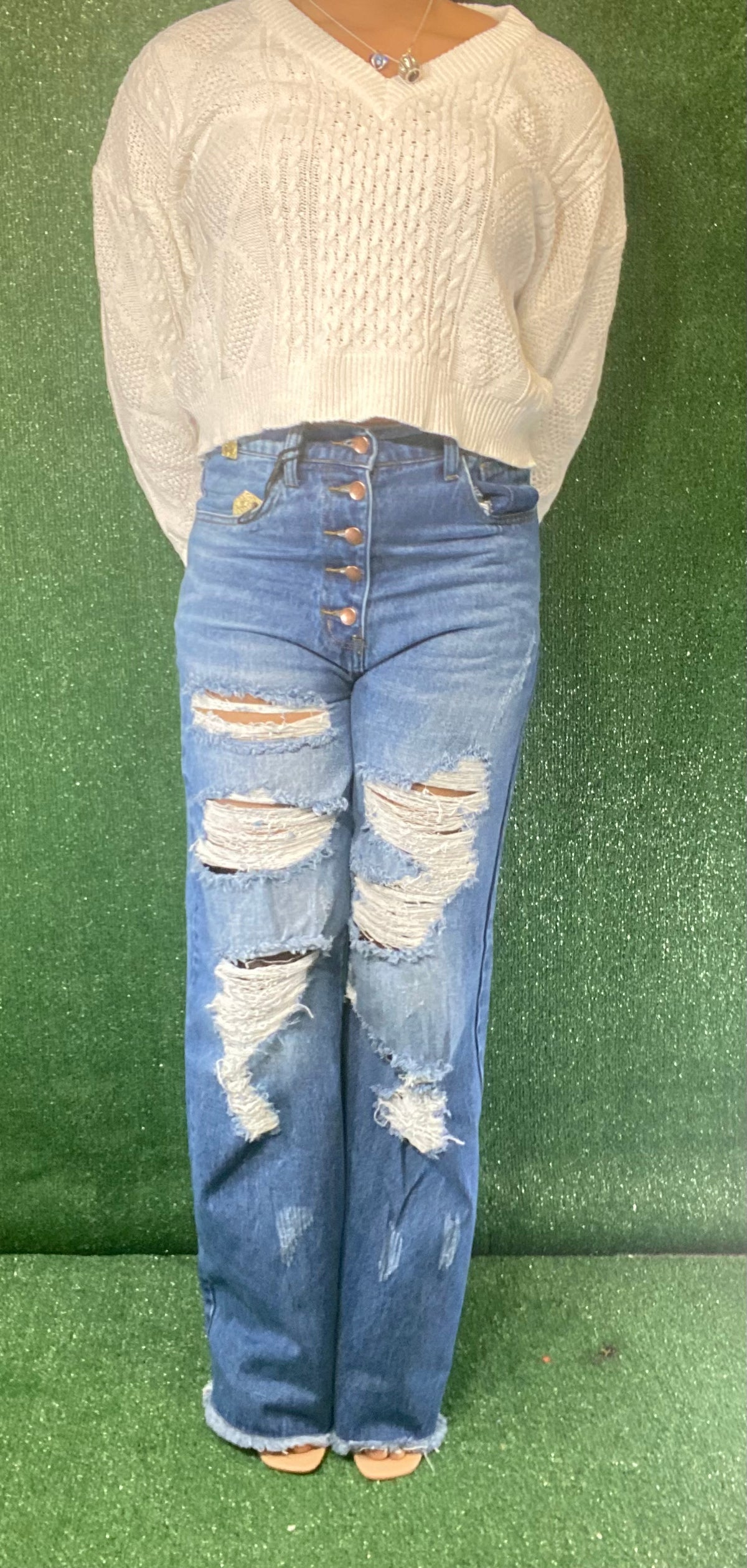 KAYLA MOM JEANS-JEANS-Tres Unique Boutique-1-Tres Unique Boutique