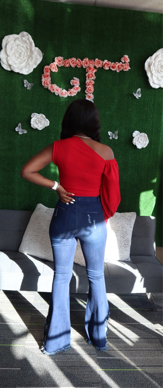 One Sided Top-Clothing-Tres Unique Boutique-S-RED-Tres Unique Boutique