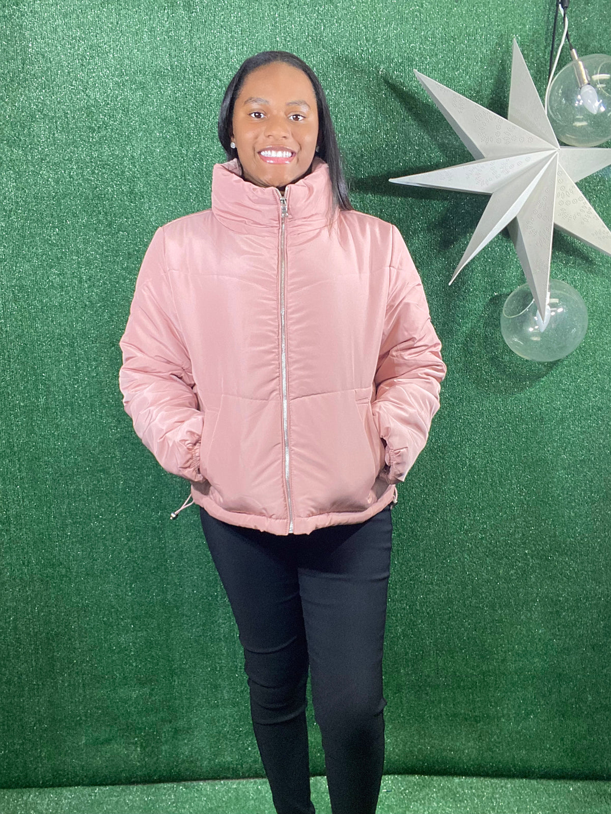 Split Second Puffer Coat-JACKET-Tres Unique Boutique-S-Pink-Tres Unique Boutique