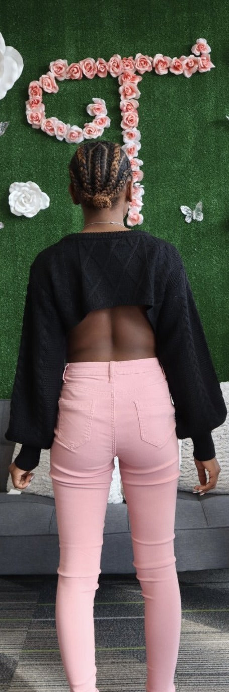 Shrug It Off Sweater-Tres Unique Boutique-S-Black-Tres Unique Boutique